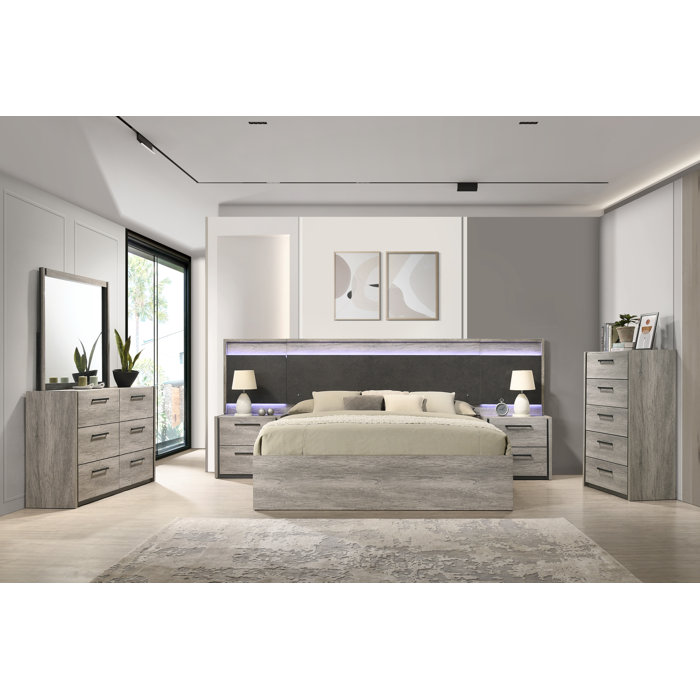 Ebern Designs 8 Piece Bedroom Set Wayfair   8 Piece Bedroom Set 